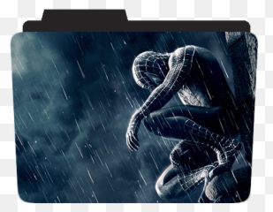 Creative Folders - Spiderman In The Black png