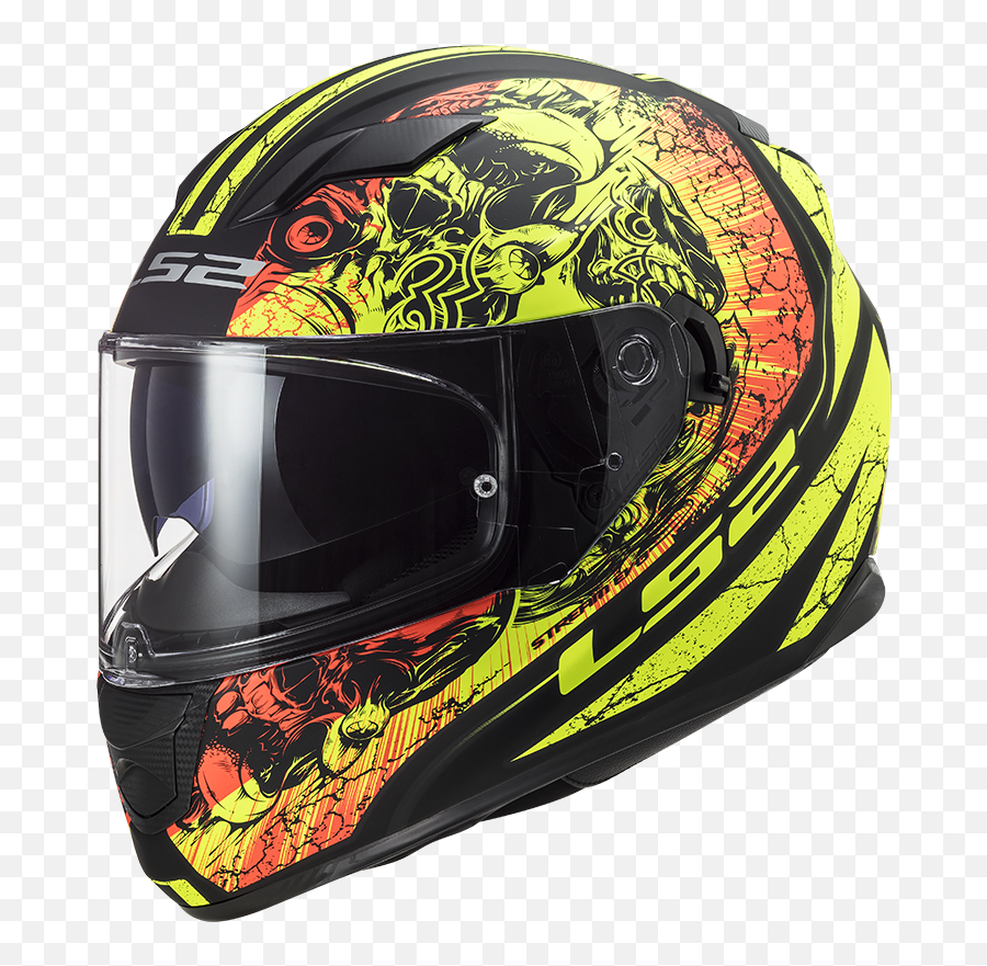 Helmet Motorcycle Yellow Visor - Ls2 Stream Evo Throne Png,Blue Icon Motorcycle Helmet