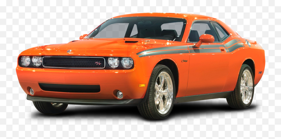 Orange Dodge Challenger Rt Car Png Image For Free Download Classic
