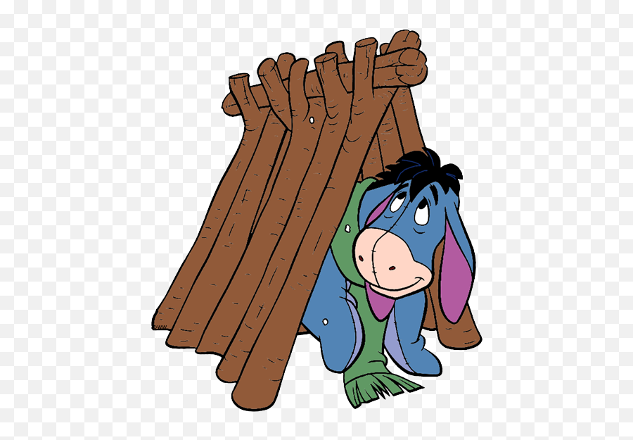 Download Eeyore - Shelter Winter Png Image With No Cartoon,Eeyore Transparent