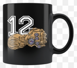 Details About 12 Goat New England Brady Tb12 Mug - They Hate Us Because We Have 5 Rings Glove png