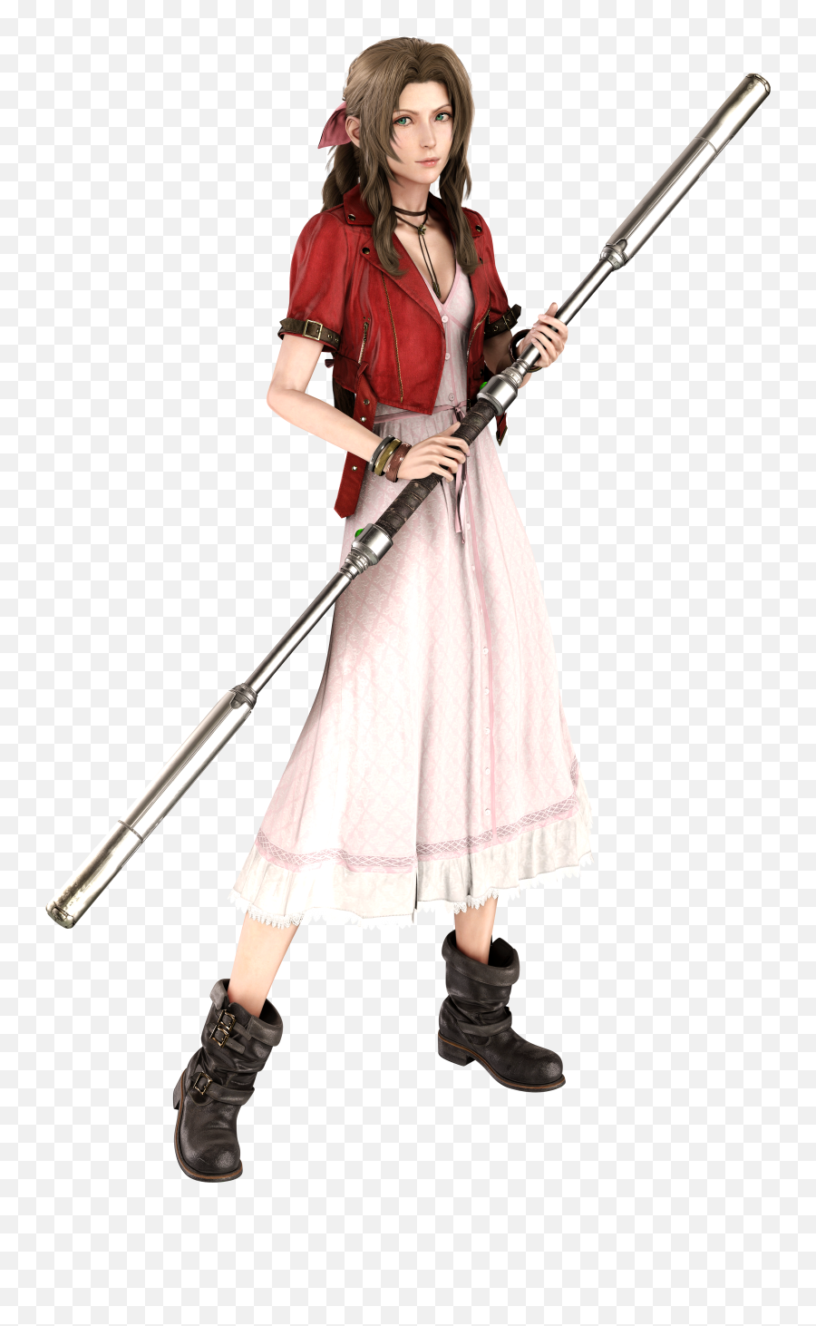 Aerith Gainsborough Remake Party - Final Fantasy 7 Remake Aerith Boot Png,Tifa Gamer Icon