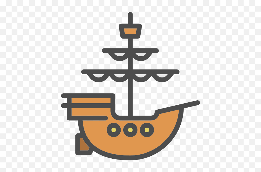 Pirate Ship Icon - Antique Pirate Ship Png,Pirate Ship Png