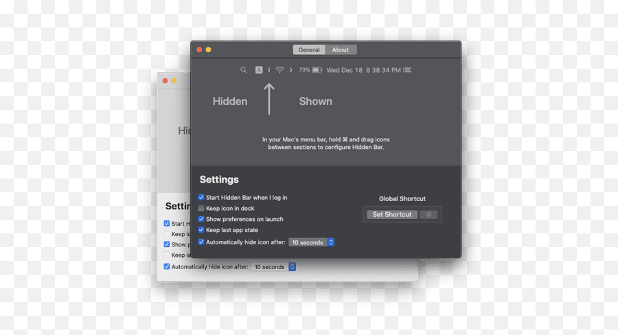 Hidden Bar - Hide Menu Bar Icons On Your Mac Superbits Dot Png,Icon For Simplicity