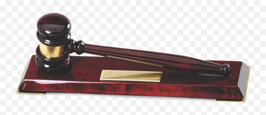 Rosewood Gavel With Stand - Wood Png,Gavel Transparent