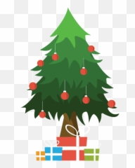 Free Svg Psd Png Eps Ai Icon Font - Christmas Tree And Gifts Icon Png,Christmas Tree Icon Vector