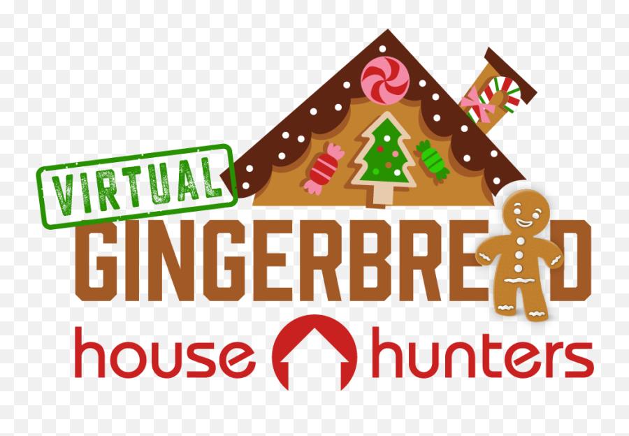 Virtual Gingerbread House Hunters With Kits - Teambonding Build A Virtual Gingerbread House Png,Holiday Party Icon