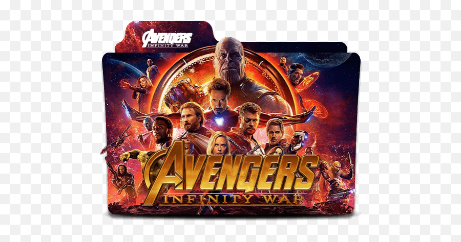 Avengers Infinity War 2018 Folder Icon - Designbust Avengers Infinity War Folder Icon Png,Bluray Icon Png
