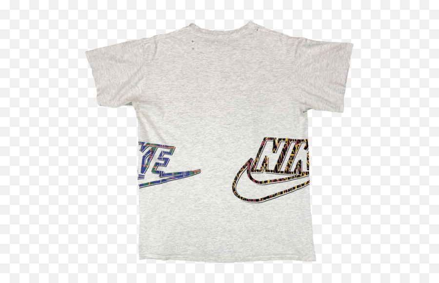 Download Hd Vintage 90s Nike Logos Tee - Boat Transparent Active Shirt Png,Images Of Nike Logos
