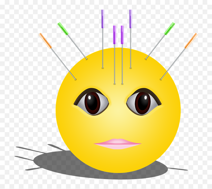 Graphic Emoticon Acupuncture - Free Vector Graphic On Pixabay Acupuncture Emoji Png,Tcm Icon