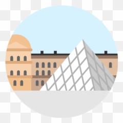 Louvre Paris Png Icon - Architecture,Paris Png