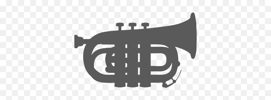 Pocket Trumpet Musical Instrument Free Icon Of Libre Svg Icons - Marching Baritone Clipart Png,Trumpet Icon