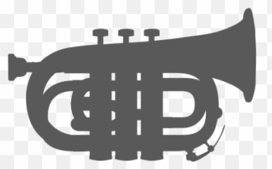 Pocket Trumpet Musical Instrument Free Icon Of Libre Svg Icons - Marching Baritone Clipart Png,Trumpet Icon