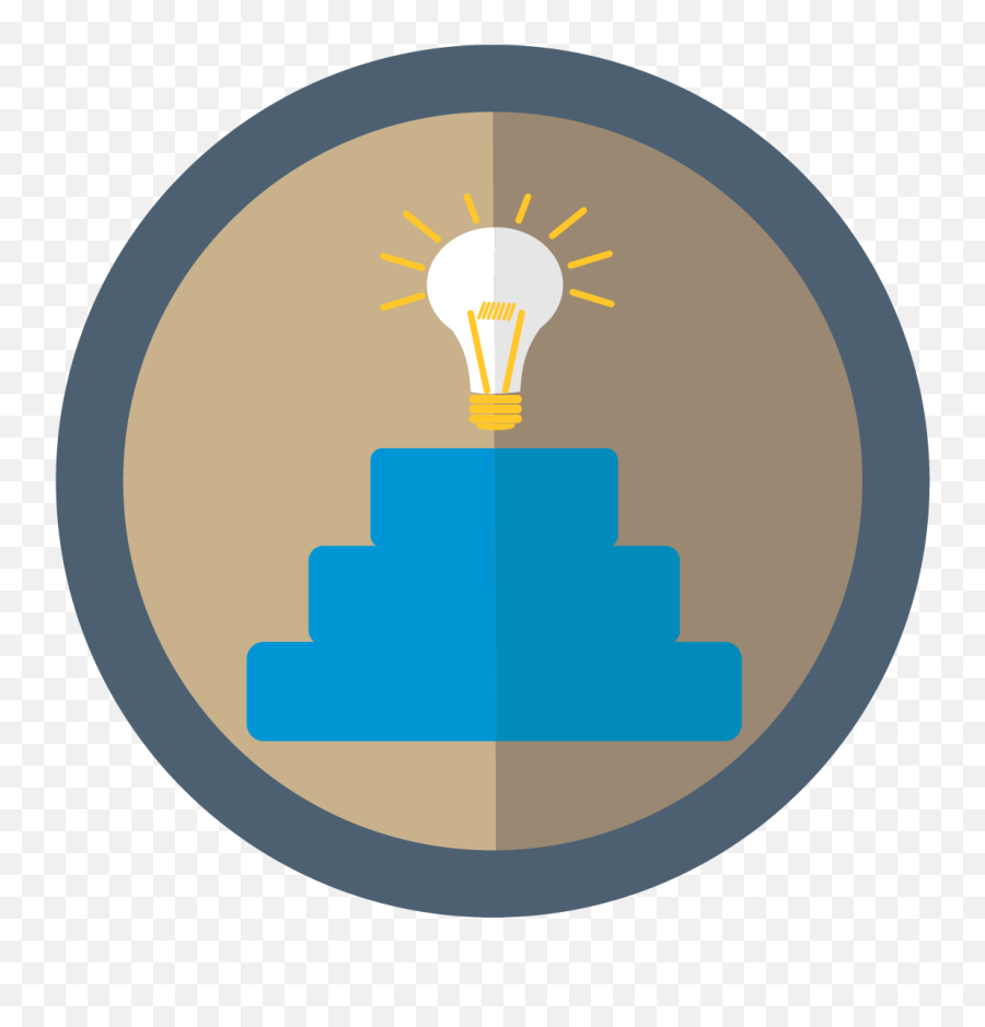 Circle Icon With A Lightbulb - Step Strategic Initiatives Icon Png,Initiative Icon