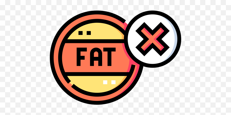 No Fat - Free Food Icons Icon Png,Fat Icon