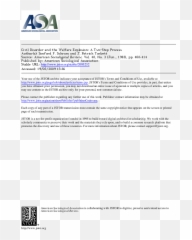 Pdf Civil Disorder And The Welfare Explosion A Two - Step Sociology png
