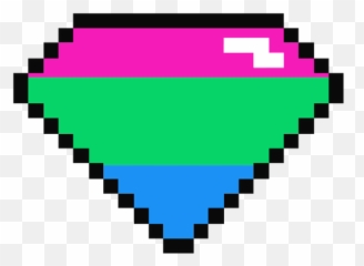 Polysexual Graphics To Download - Heart Pixel Art png