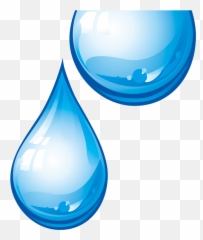 Water Droplets Clipart - Transparent Background png