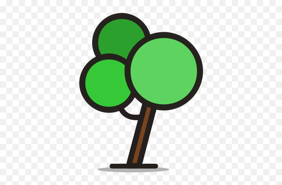 Round Tree Rounded Icon - Clip Art Png,Tree Icon Png