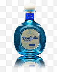 Download Hd Don Julio Bottle - Don Julio Tequila Blue Agave Don Julio Blue Tequila Png,Tequila Bottle Png