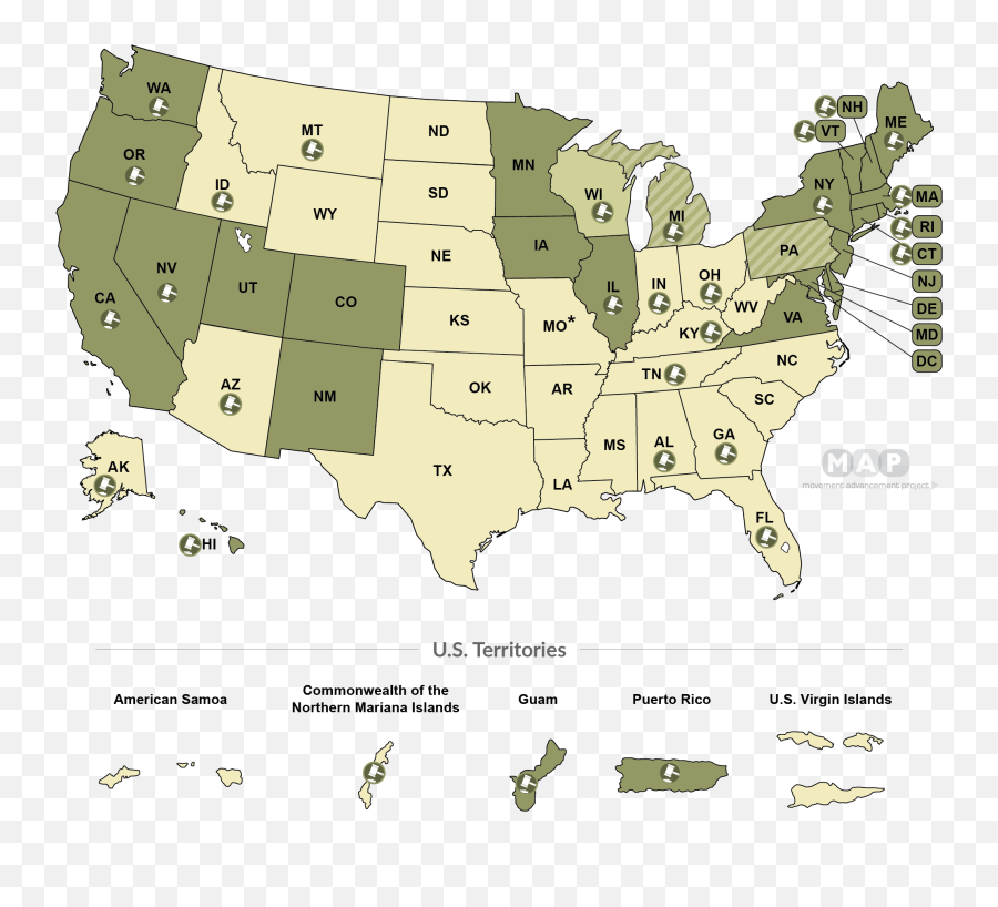 Pride - Lgbtq Map Png,United States Map Transparent
