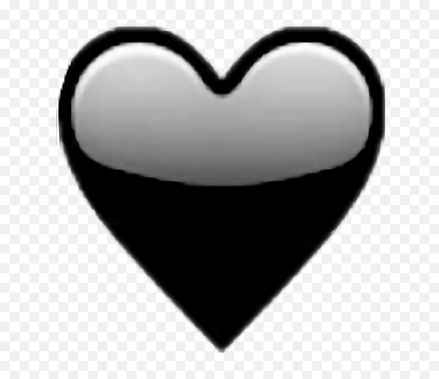 Black Heart Emoji Transparent U0026 Png Clipart Free Download - Ywd Black Heart Emoji Transparent Background,Broken Heart Emoji Png