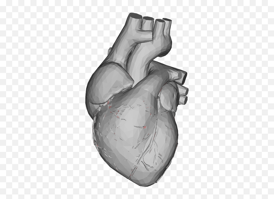 Low Poly 3d Heart - Hand Png,3d Heart Png