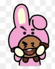 Cooky Shooky Shookycooky Bt21 Sticker - Bt21 Shooky And Cooky Png,Bt21 Png