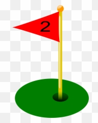 Golf - White Golf Flag Png,golf Flag Png - Free Transparent Png Images 