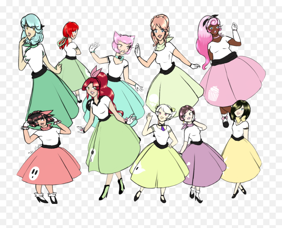 Clothing Poodle Skirt Drawing - Dress Png Download 1024 Poodle Skirt Drawing,Skirt Png