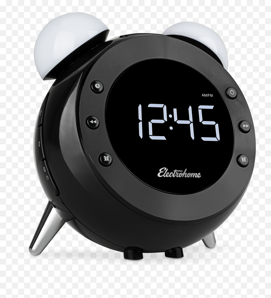 Retro Alarm Clock Radio - Alarm Clock On Bedside Png,Digital Clock Png