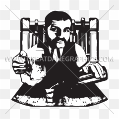 Vintage Bartender Production Ready Artwork For T - Shirt Illustration Png,Bartender Png