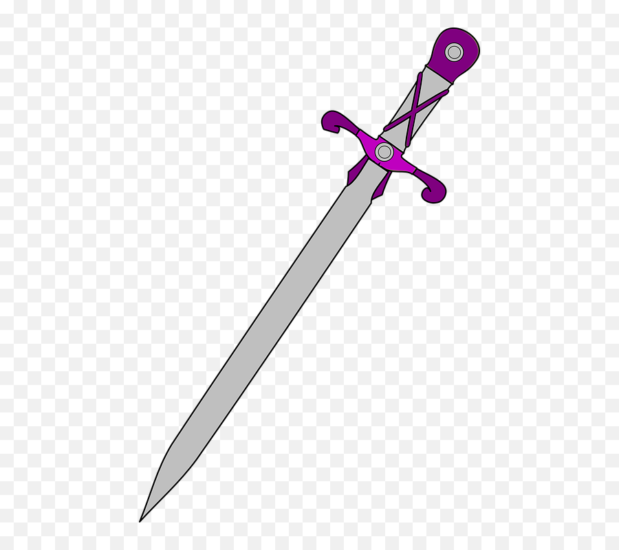 Download Sword And Shield Png - Purple Sword Png Png Image Gacha Life Props Sword Png,Sword And Shield Png