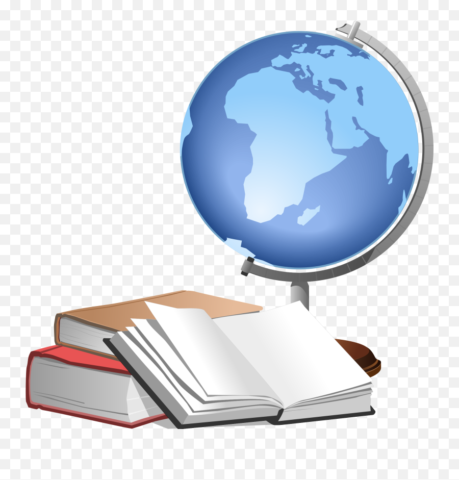 Download Open - Globe And Book Png Image With No Background Imagen Png E Learning,Open Books Png