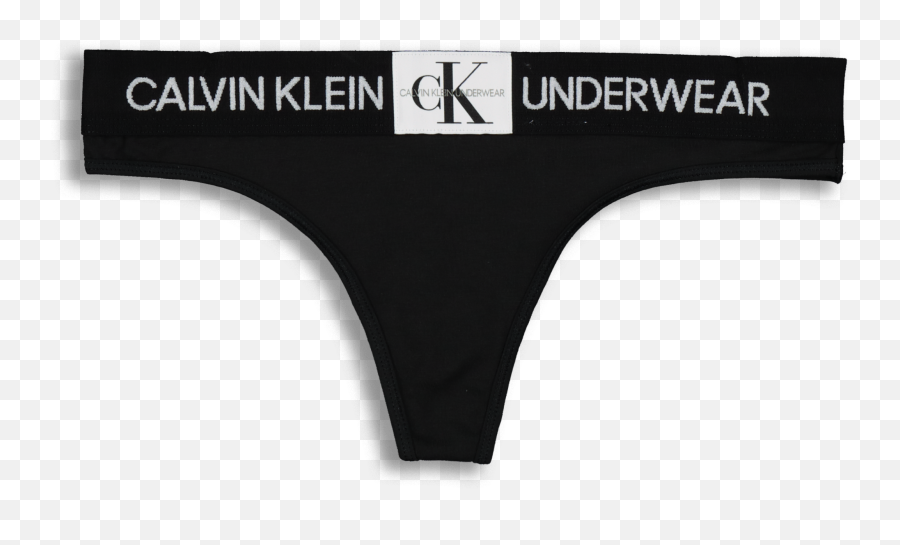 Calvin Klein Monogram Thong Black - Calvin Klein Png,Thong Png