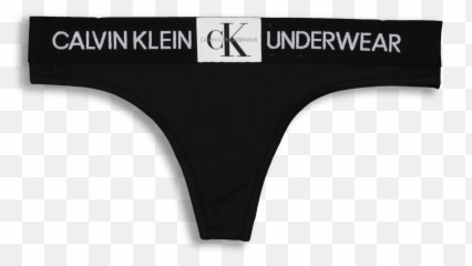 Calvin Klein Monogram Thong Black - Calvin Klein Png,Thong Png