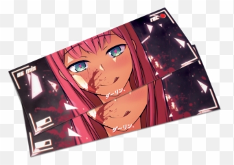 Zero Two Slap - Zero Two Slap Sticker Png,Zero Two Png