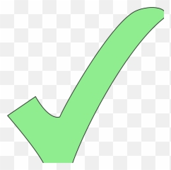 Open - Tick Light Green png