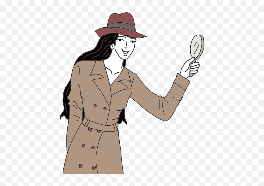 Trench Coat Png - Trench Coat Dream Meaning Person Illustration,Searching Png