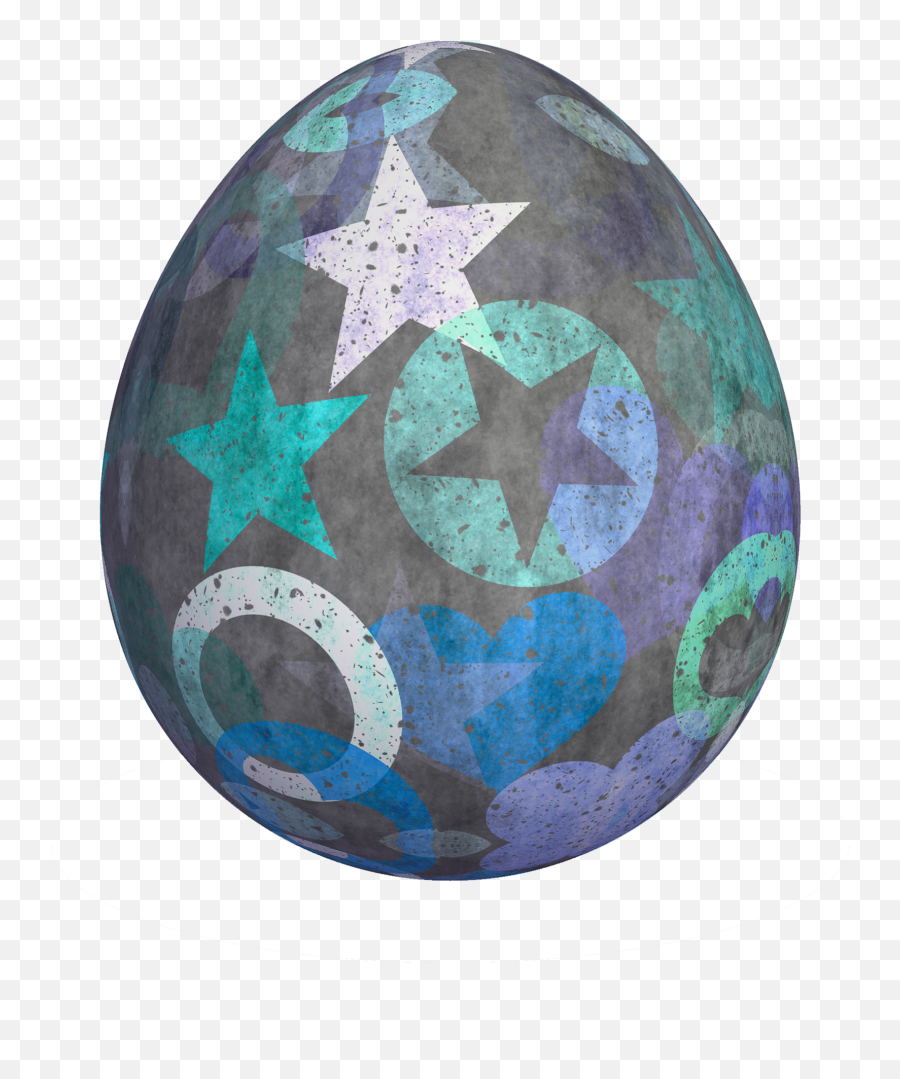 Stars And Hearts Easter Egg Png Free Stock Photo - Public Oeuf De Paques Png,Png Hearts