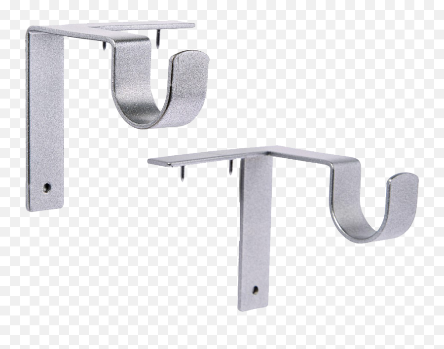 Download Single Curtain Rod Brackets Png Image With No - Solid,Brackets Png