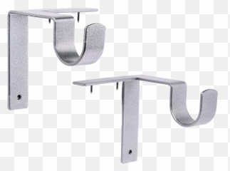 Download Single Curtain Rod Brackets Png Image With No - Solid