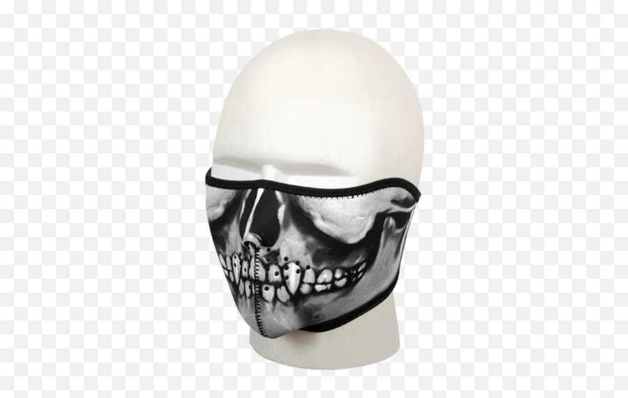Free Skeleton Face Png Download Clip Art - Neoprene Motorcycle Face Mask,Skull Face Png