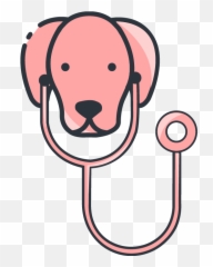 A Dog With Stethoscope Clipart - Full Size png