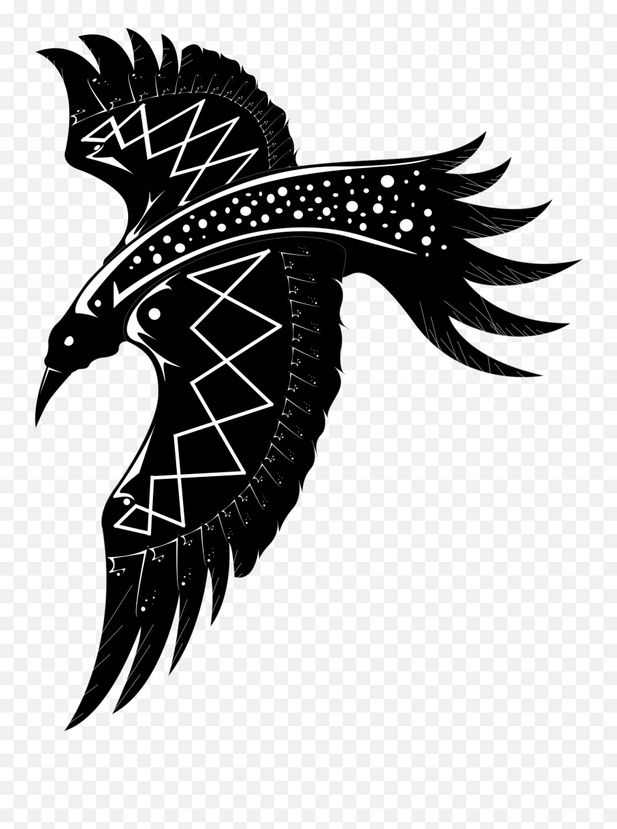 Common Raven Tattoo Art - Crow Png Download 16282118 Transparent Raven Vector,Spiderman Logo Tattoo