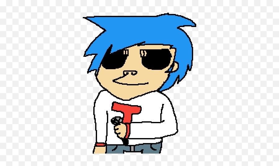 Pixilart - 2d Gorillaz By Szkiller Happy Png,Gorillaz Transparent