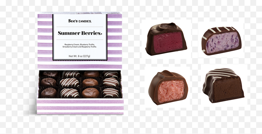 Van Doren Dark Chocolate Blueberries - Candy Blueberry Truffle Png,See's Candies Logo