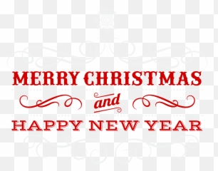 Free Clip Art For Merry Christmas And Happy New Year Png
