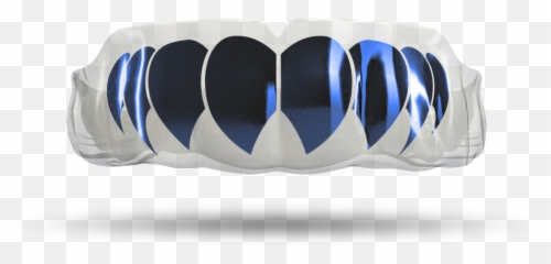 Chrome Midnight Blue Fangs Clear - Horizontal png