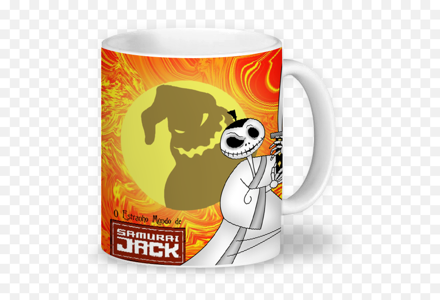 Download Caneca O Estranho Mundo De Samurai Jack Nerdices - Mug Png,Samurai Jack Png